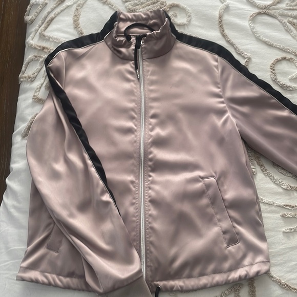 HM Satin Bomber Windbreaker - size 4 / small - Picture 1 of 5